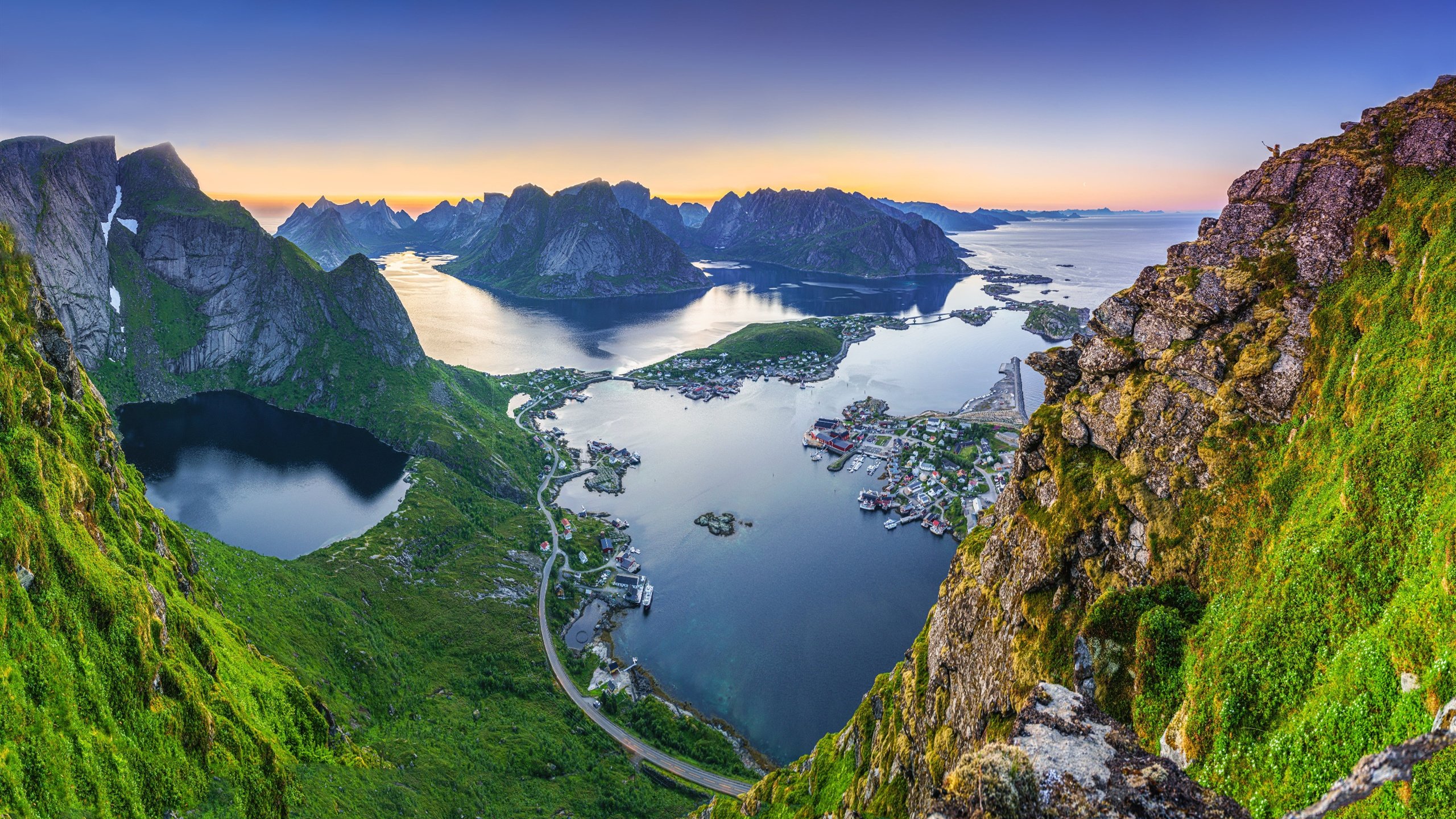 自然风光 湖泊 高山 风景大片