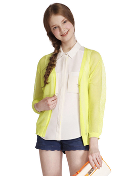 歌莉娅goelia 13Q1 毛织<em>镂空开衫</em>33E5F090 - 