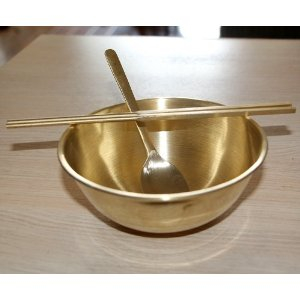 碧落缘友 补充铜元素铜餐具铜碗铜勺子铜筷子