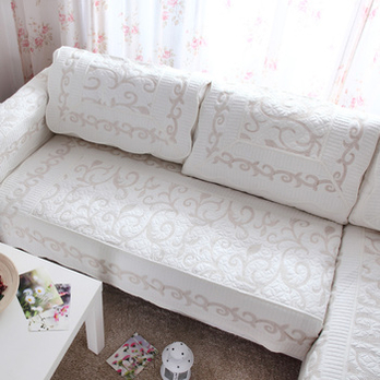 白色全棉冰箱巾加