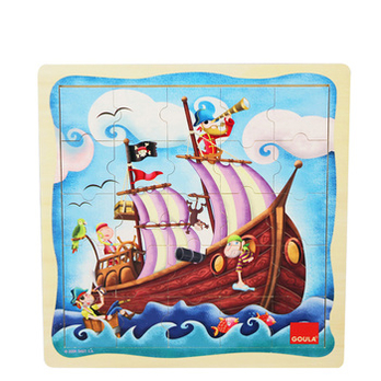 木玩世家,西班牙进口果乐海盗船拼图 - 积木\/拼