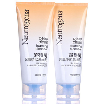 Neutrogena露得清深层净化洗面乳两支套装10
