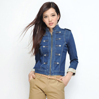 <em>衣品天成</em> <em>秋季</em>新款<em>女装外套</em> 韩版百搭时尚 牛仔