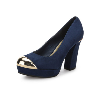 <em>达芙妮 女单鞋</em> 深蓝色 1013404061161 - 女士单