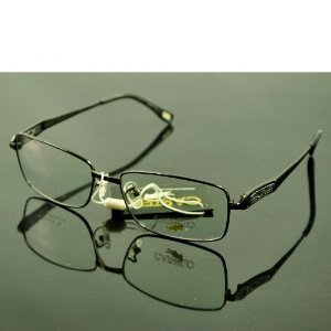 CARTELO 卡帝乐鳄鱼 光学眼镜架 男士纯钛全