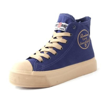 2013新款上市人本3606正品帆布鞋高帮休闲潮