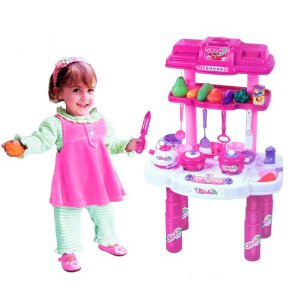 乐吉儿 百变厨房套装 <em>女孩</em>玩具 <em>做饭</em>角色扮演情