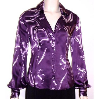 <em>Versace</em> <em>女士</em> 时尚优雅印花真丝长袖<em>衬衫</em> 尺码