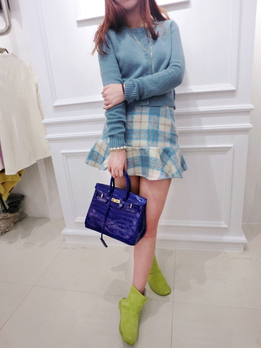 YT SILK 韩国东大门代购秋<em>冬装</em>毛衣<em>开衫针织</em>衫