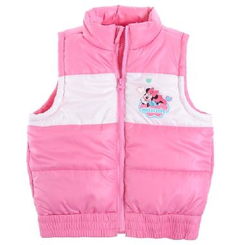 disney/迪士尼 米妮<em>童装</em> 女童夹棉<em>背心</em> 马夹 棉