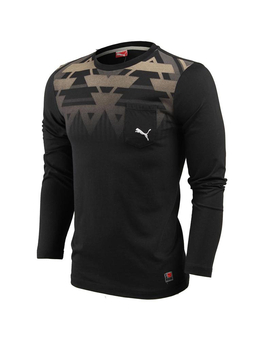 PUMA彪马男款长袖T恤56620703,L - T恤\/男士