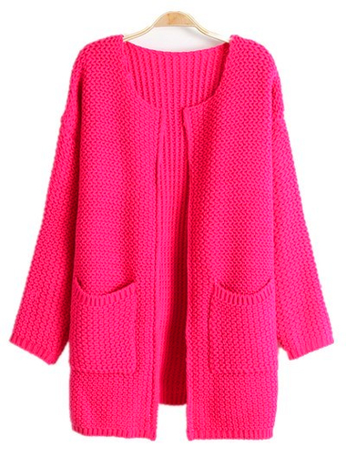 2013秋冬装韩版女装新款<em>开衫外套中长款</em>针织