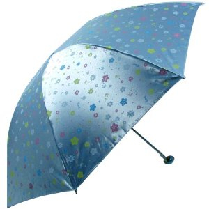 天堂伞三折超强防晒防紫外线遮阳伞 加厚缎面