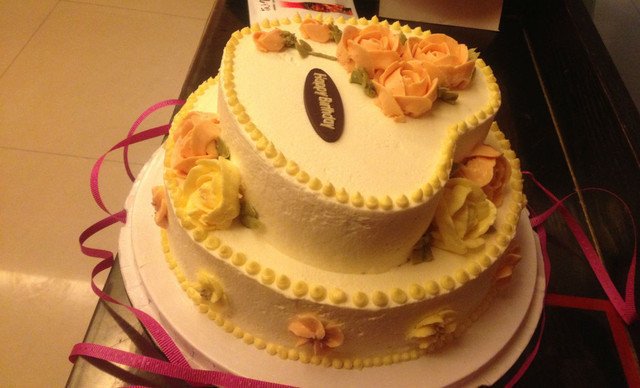 两磅水果生日蛋糕图片 生日蛋糕裱花视频 两层水果蛋糕图片大全