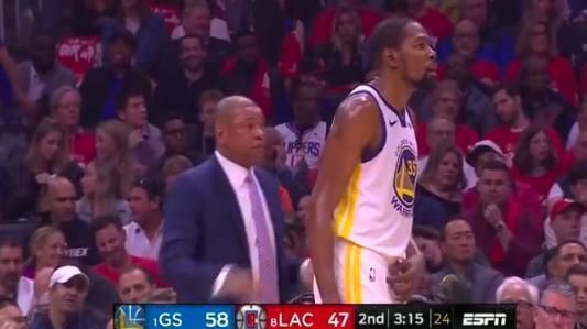 只用半场,杜兰特砍38分超越詹姆斯,拿下NBA7