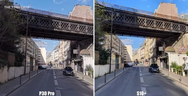 法国小伙用华为P30pro和三星S10+对比拍照,到