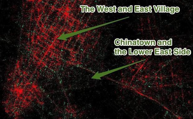 这些地图显示高富帅确实不怎么用Android手机