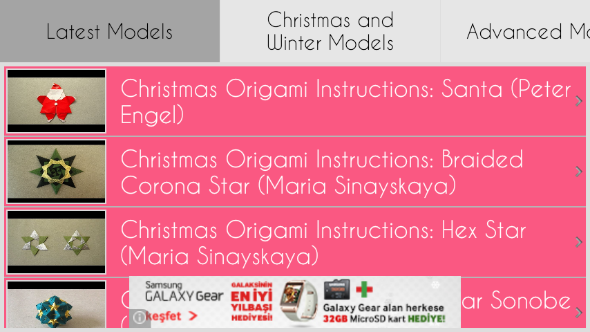 Origami Tutorials HD截图1