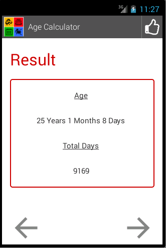 年龄计算器截图5