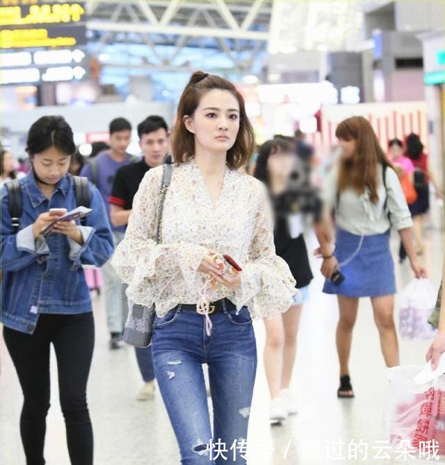 徐璐真厉害,卫衣搭配紧身裤竟穿成五五分,165