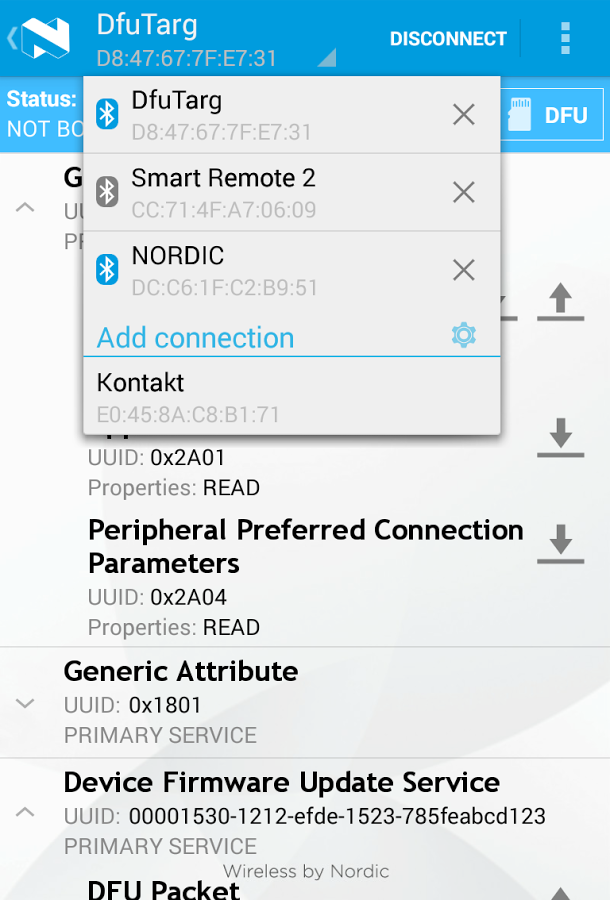 nRF Master Control Panel (BLE)截图11