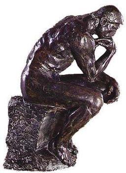 中文名称:思想者雕塑 外文名称:rodin's the thinker 雕塑材质:青铜