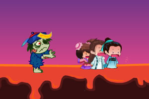 僵尸追小孩,僵尸追小孩小游戏,360小游戏-360