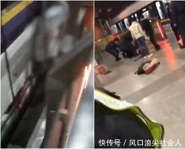 上海地铁3号线一乘客翻越站台安全门被卡身亡