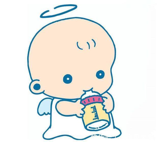 岁宝宝边滑落边喝奶,表情睡觉后,奶瓶的表情太网易图云宝宝包图片