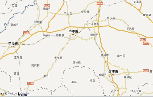 鲁西南地图