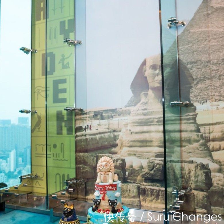 李嘉欣开埃及派对为儿子庆祝7岁生日,真的很花