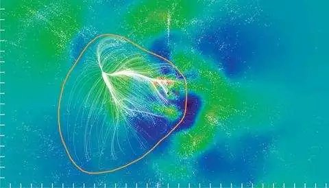 哈勃拍摄的宇宙经典照片, 宇宙喷泉, 天籁之桥, 相拥星系