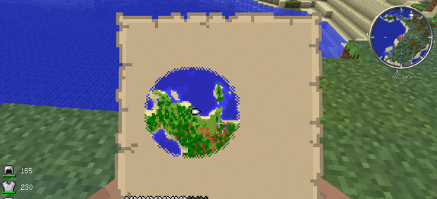 我的世界纸怎么做我的世界地图怎么做