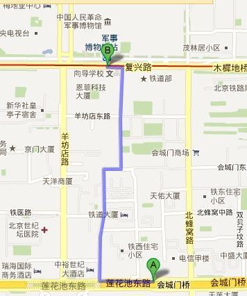 北京西站到天安门地铁线路图?_360问答