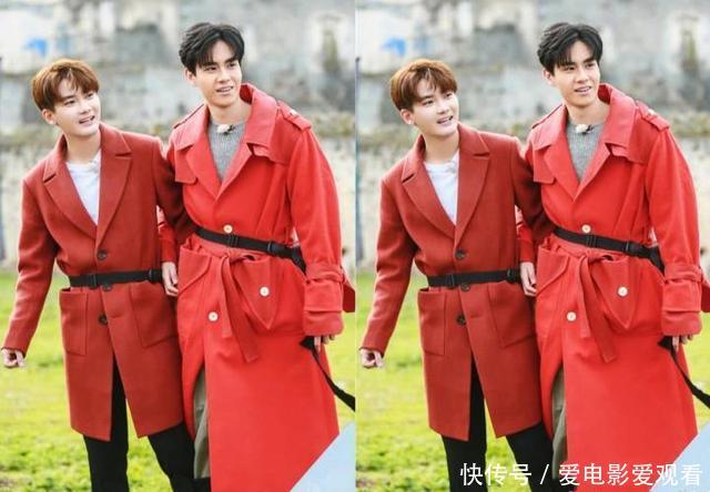 官方188身高的胡一天和熊梓淇,录节目时差距明