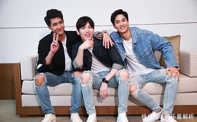 泰剧《水男孩》主创抵台举行见面会,小鲜肉Ne