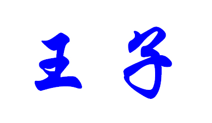 王子该用哪两个字好看_360问答