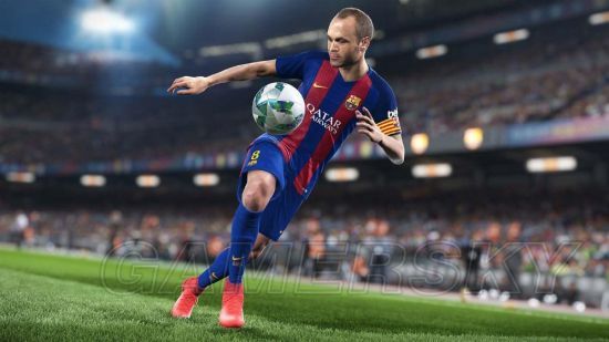 《实况足球2018(PES2018)》MC模式前锋射门