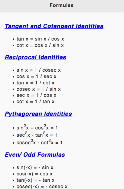 Maths Formula Reference Free截图18