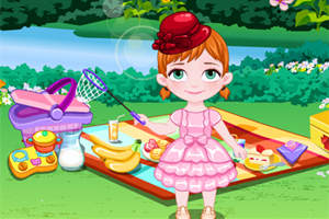 安娜公主去野餐,安娜公主去野餐小游戏,360小