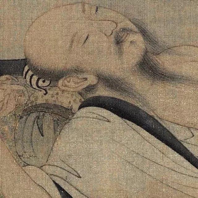 福羲国际展览艺术馆:高清古画局部放大后,局部细节鉴赏