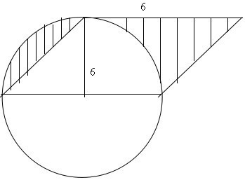 求阴影部分的面积(单位:厘米)。_360问答