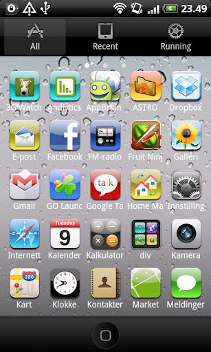 仿iPhone Go桌面主题 iPhone Go Launcher EX Theme截图2