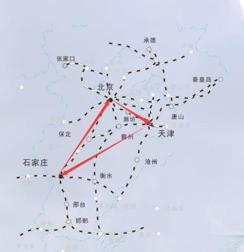 链接:津保铁路的开通运行,标志着它将京广高铁,京沪高铁,京津城际,津