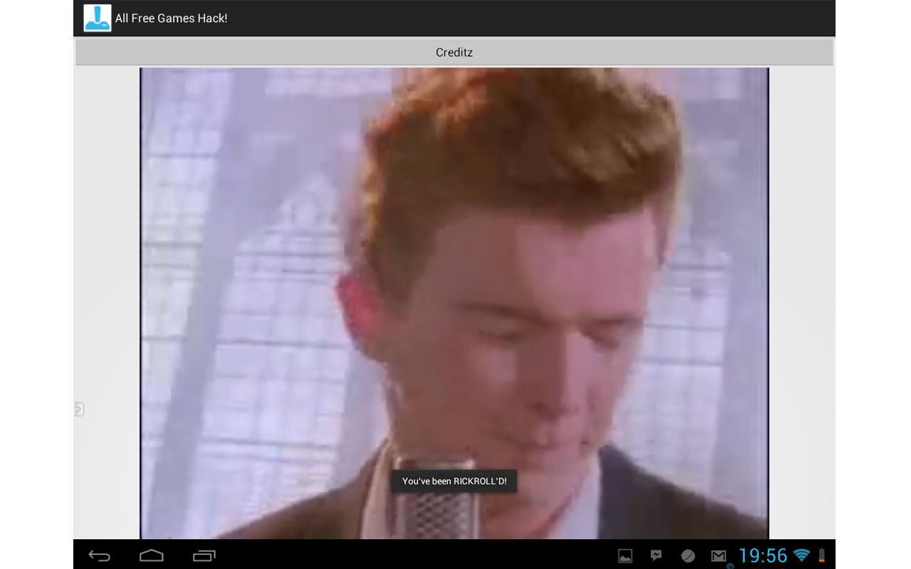 rickroll app