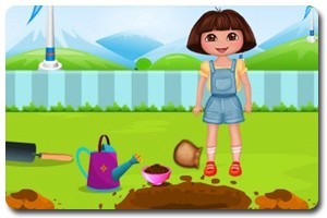辛勤的朵拉种花,辛勤的朵拉种花小游戏,360小游戏-360游戏库