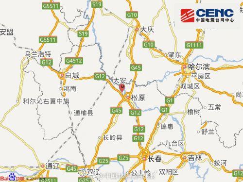 2018松原地震最新消息:前郭地震4.3级 吉林哈