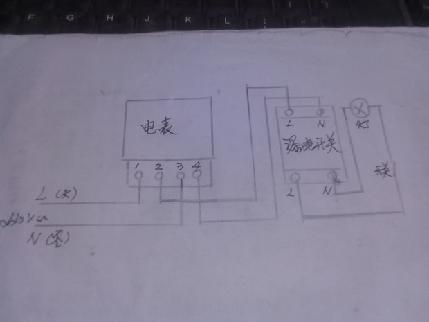 请帮忙看一下电源总闸是不是火零接反了