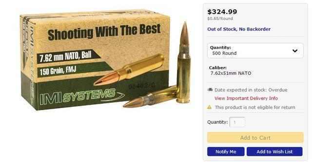 美国人玩枪子弹不要钱一样, 来看下价格就知道