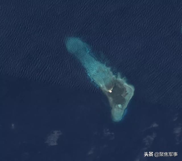 南沙群岛琼台礁露出水面的中国最南端领土,战